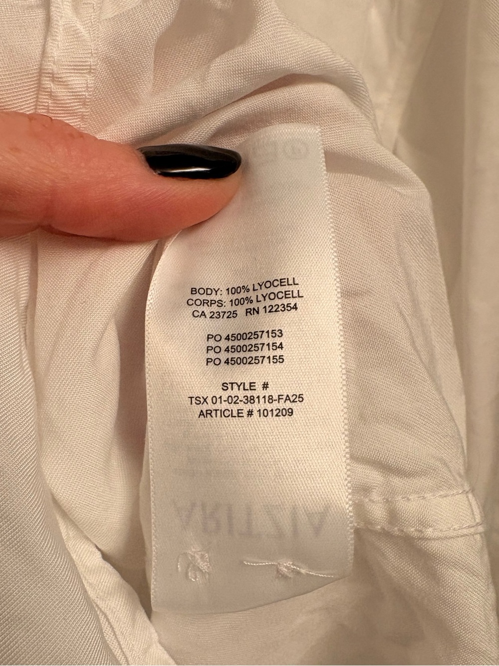 Babaton White Long-Sleeve Button-Up Shirt - Picture 4 of 7